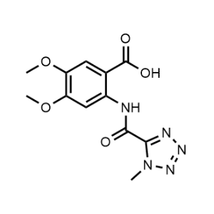 4,5-Dimethoxy-2-(1-methyl-1H-tetrazole-5-carboxamido)benzoic acid|CS-1213918