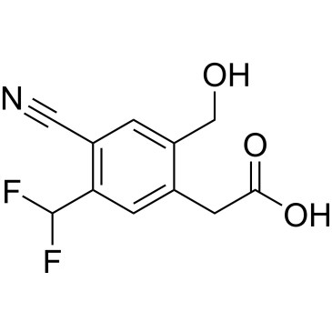2-(4-Cyano-5-(difluoromethyl)-2-(hydroxymethyl)phenyl)acetic acid|CS-1213956