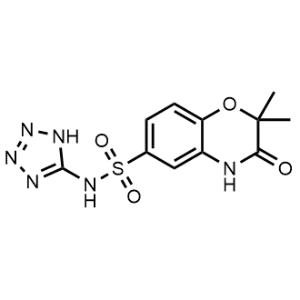2,2-Dimethyl-3-oxo-N-(1H-tetrazol-5-yl)-3,4-dihydro-2H-benzo[b][1,4]oxazine-6-sulfonamide|CS-1214019