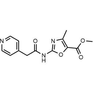 Methyl 4-methyl-2-(2-(pyridin-4-yl)acetamido)oxazole-5-carboxylate|CS-1214096