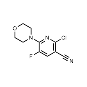 2-Chloro-5-fluoro-6-morpholinonicotinonitrile|CS-1214177