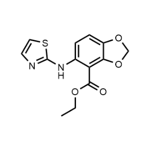 Ethyl 5-(thiazol-2-ylamino)benzo[d][1,3]dioxole-4-carboxylate|CS-1214223