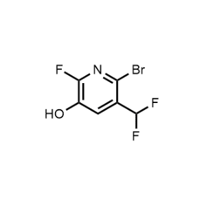 6-Bromo-5-(difluoromethyl)-2-fluoropyridin-3-ol|CS-1214240
