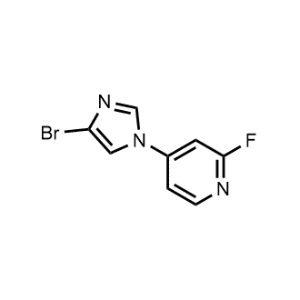 4-(4-Bromo-1H-imidazol-1-yl)-2-fluoropyridine|CS-1214296
