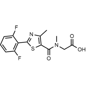 N-(2-(2,6-Difluorophenyl)-4-methylthiazole-5-carbonyl)-N-methylglycine|CS-1214362