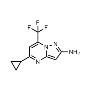 5-Cyclopropyl-7-(trifluoromethyl)pyrazolo[1,5-a]pyrimidin-2-amine|CS-1214537