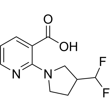2-(3-(Difluoromethyl)pyrrolidin-1-yl)nicotinic acid|CS-1214558