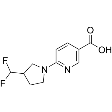 6-(3-(Difluoromethyl)pyrrolidin-1-yl)nicotinic acid|CS-1214559
