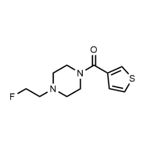 (4-(2-Fluoroethyl)piperazin-1-yl)(thiophen-3-yl)methanone|CS-1214642