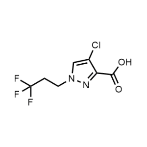 4-Chloro-1-(3,3,3-trifluoropropyl)-1H-pyrazole-3-carboxylic acid|CS-1214663