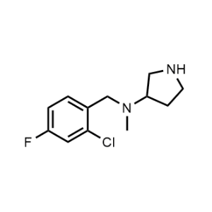 N-(2-Chloro-4-fluorobenzyl)-N-methylpyrrolidin-3-amine|CS-1214711
