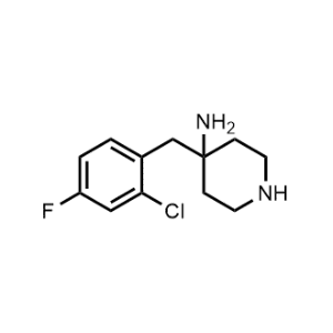 4-(2-Chloro-4-fluorobenzyl)piperidin-4-amine|CS-1214714