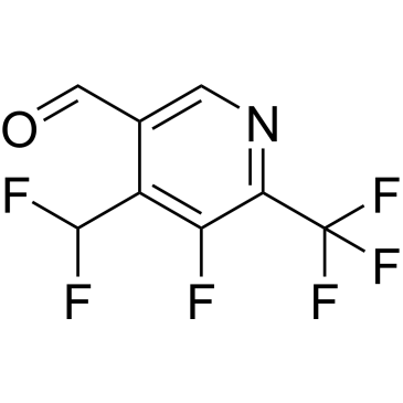 4-(Difluoromethyl)-5-fluoro-6-(trifluoromethyl)nicotinaldehyde|CS-1214805