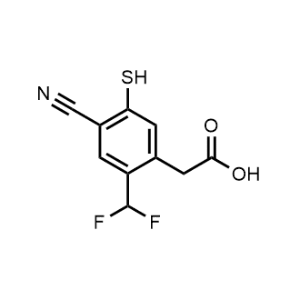 2-(4-Cyano-2-(difluoromethyl)-5-mercaptophenyl)acetic acid|CS-1214921