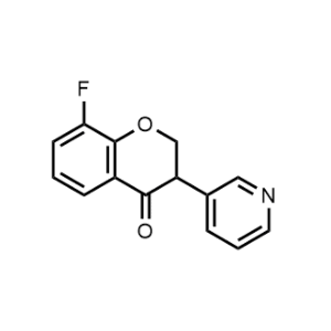 8-Fluoro-3-(pyridin-3-yl)chroman-4-one|CS-1214927