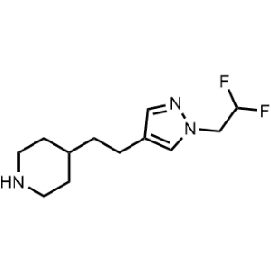 4-(2-(1-(2,2-Difluoroethyl)-1H-pyrazol-4-yl)ethyl)piperidine|CS-1215007