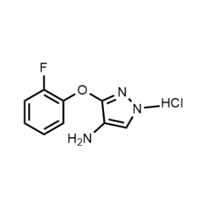 3-(2-Fluorophenoxy)-1-methyl-1H-pyrazol-4-amine hydrochloride|CS-1215062