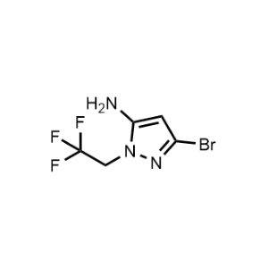 3-Bromo-1-(2,2,2-trifluoroethyl)-1H-pyrazol-5-amine|CS-1215110