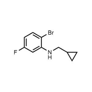 2-Bromo-N-(cyclopropylmethyl)-5-fluoroaniline|CS-1215163