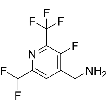 (6-(Difluoromethyl)-3-fluoro-2-(trifluoromethyl)pyridin-4-yl)methanamine|CS-1215205