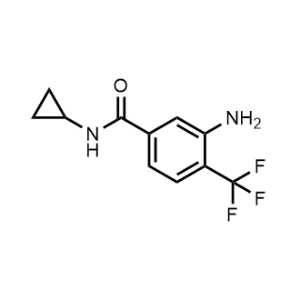 3-Amino-N-cyclopropyl-4-(trifluoromethyl)benzamide|CS-1215303