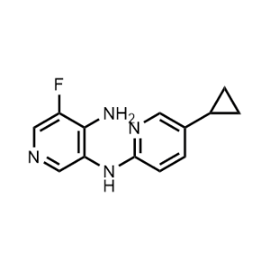N3-(5-Cyclopropylpyridin-2-yl)-5-fluoropyridine-3,4-diamine|CS-1215423