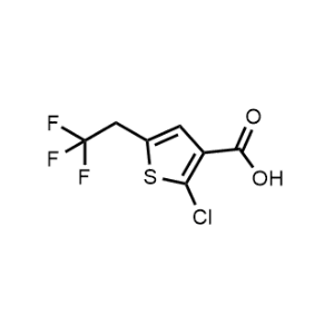 2-Chloro-5-(2,2,2-trifluoroethyl)thiophene-3-carboxylic acid|CS-1215456