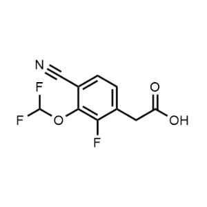 2-(4-Cyano-3-(difluoromethoxy)-2-fluorophenyl)acetic acid|CS-1215573