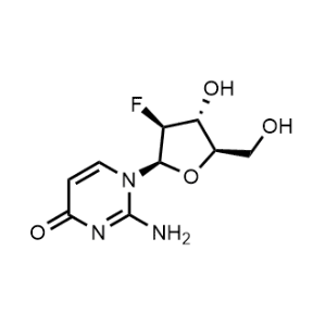 2-Amino-1-((2R,3S,4R,5R)-3-fluoro-4-hydroxy-5-(hydroxymethyl)tetrahydrofuran-2-yl)pyrimidin-4(1H)-one|CS-1215636