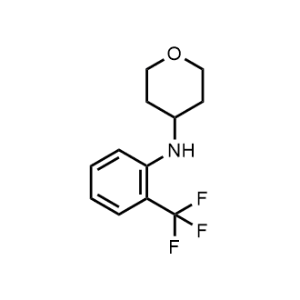 N-(2-(Trifluoromethyl)phenyl)tetrahydro-2H-pyran-4-amine|CS-1215712