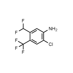 2-Chloro-5-(difluoromethyl)-4-(trifluoromethyl)aniline|CS-1215816