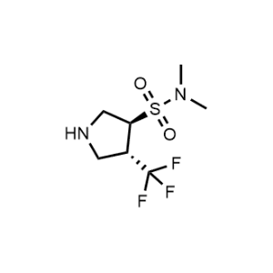 (3S,4S)-N,N-Dimethyl-4-(trifluoromethyl)pyrrolidine-3-sulfonamide|CS-1216165