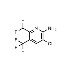 3-Chloro-6-(difluoromethyl)-5-(trifluoromethyl)pyridin-2-amine|CS-1216256