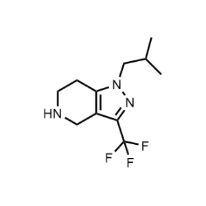 1-Isobutyl-3-(trifluoromethyl)-4,5,6,7-tetrahydro-1H-pyrazolo[4,3-c]pyridine|CS-1216671
