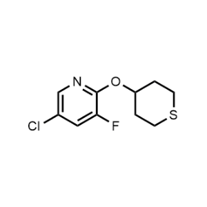 5-Chloro-3-fluoro-2-((tetrahydro-2H-thiopyran-4-yl)oxy)pyridine|CS-1216823