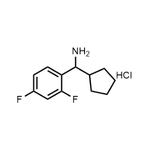Cyclopentyl(2,4-difluorophenyl)methanamine hydrochloride|CS-1216826
