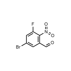 5-Bromo-3-fluoro-2-nitrobenzaldehyde|CS-1216837