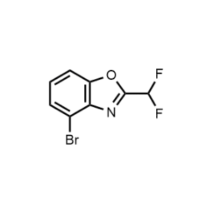 4-Bromo-2-(difluoromethyl)benzo[d]oxazole|CS-1216866