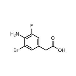 2-(4-Amino-3-bromo-5-fluorophenyl)acetic acid|CS-1216893