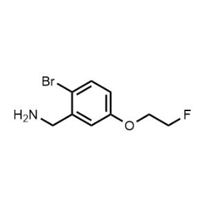 (2-Bromo-5-(2-fluoroethoxy)phenyl)methanamine|CS-1216914