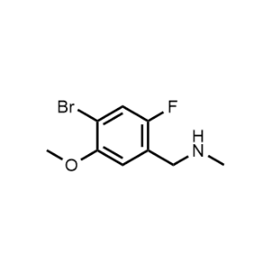 1-(4-Bromo-2-fluoro-5-methoxyphenyl)-N-methylmethanamine|CS-1216922