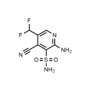 2-Amino-4-cyano-5-(difluoromethyl)pyridine-3-sulfonamide|CS-1217061