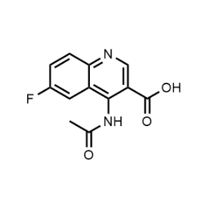 4-Acetamido-6-fluoroquinoline-3-carboxylic acid|CS-1217084