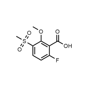 6-Fluoro-2-methoxy-3-(methylsulfonyl)benzoic acid|CS-1217111