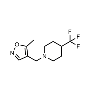 5-Methyl-4-((4-(trifluoromethyl)piperidin-1-yl)methyl)isoxazole|CS-1217146