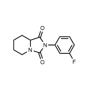 2-(3-Fluorophenyl)tetrahydroimidazo[1,5-a]pyridine-1,3(2H,5H)-dione|CS-1217152