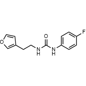 1-(4-Fluorophenyl)-3-(2-(furan-3-yl)ethyl)urea|CS-1217162