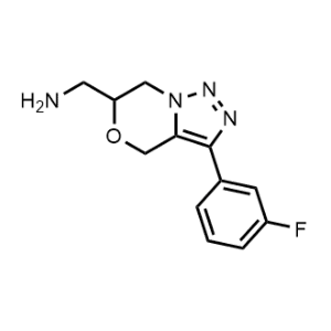 (3-(3-Fluorophenyl)-6,7-dihydro-4H-[1,2,3]triazolo[5,1-c][1,4]oxazin-6-yl)methanamine|CS-1217163
