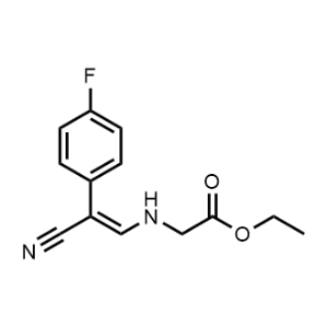 Ethyl (2-cyano-2-(4-fluorophenyl)vinyl)glycinate|CS-1217168
