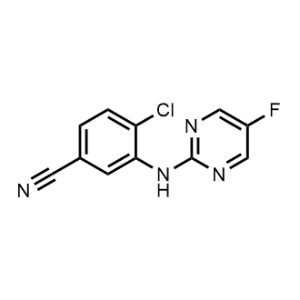 4-Chloro-3-((5-fluoropyrimidin-2-yl)amino)benzonitrile|CS-1217222